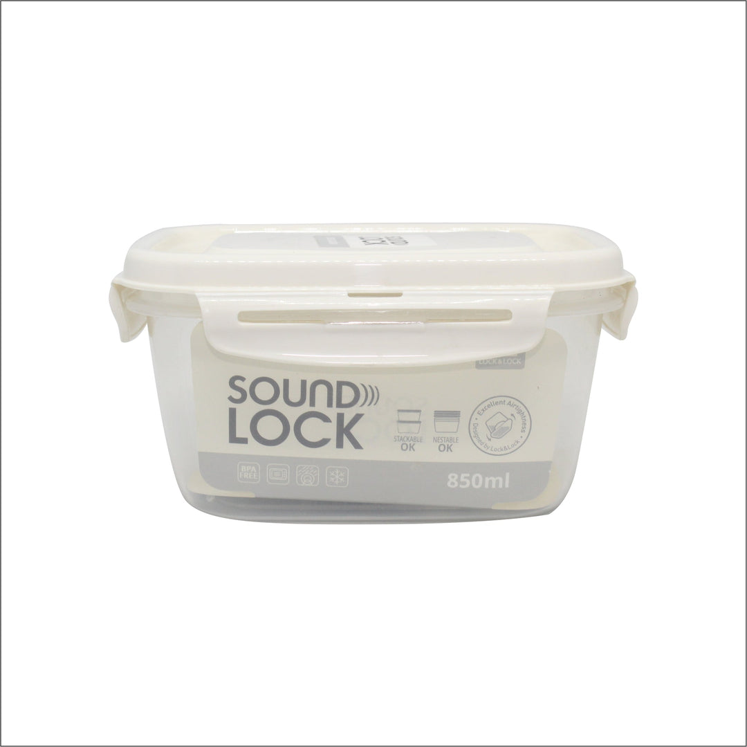 Lock & Lock Sound Lock Rectangular 850ml LEP532 Food Container