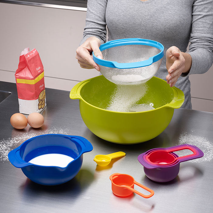 Nest 9 Plus nesting bowl set 9pcs - Multicolor