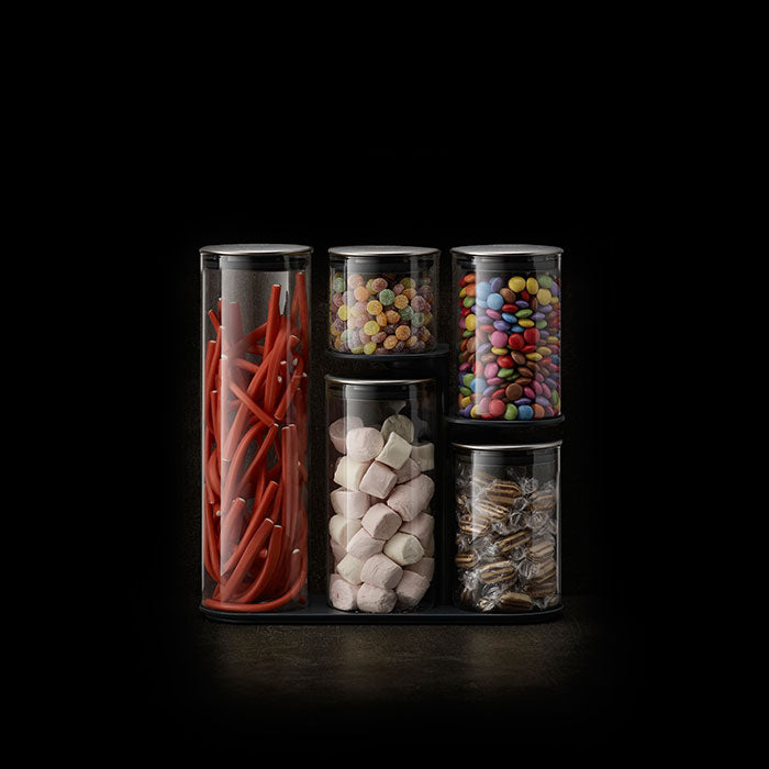 Podium 100 Glass Storage Set 5pcs