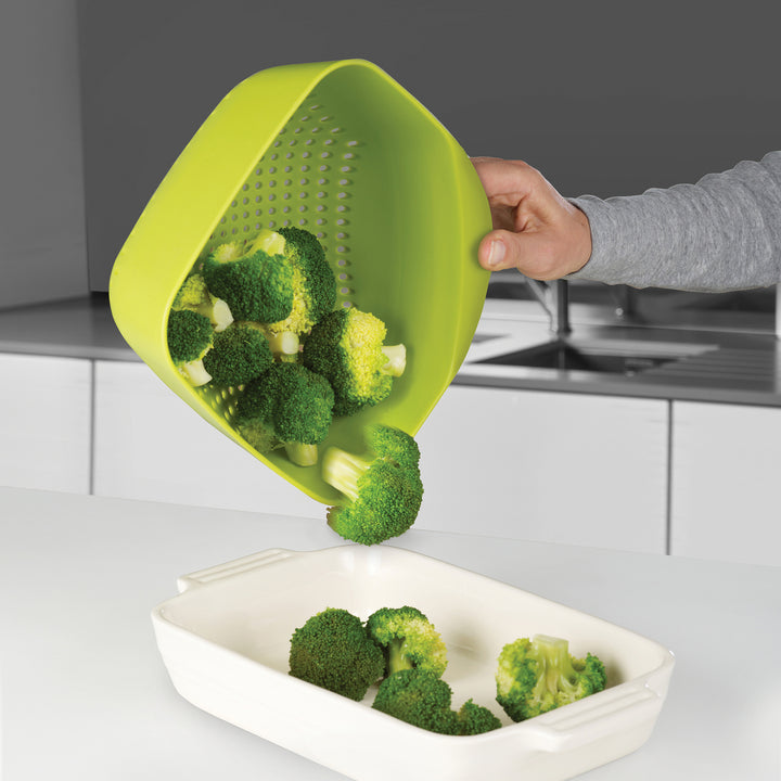 Joseph Joseph Square Colander - Green