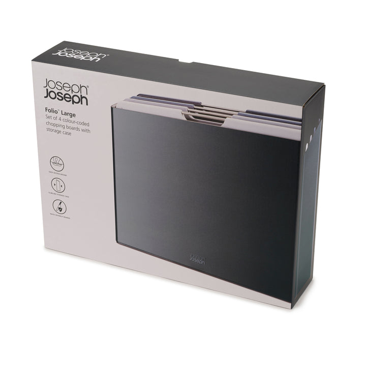 Joseph Joseph Folio™ 4-piece Chopping Board Set Large - Graphite