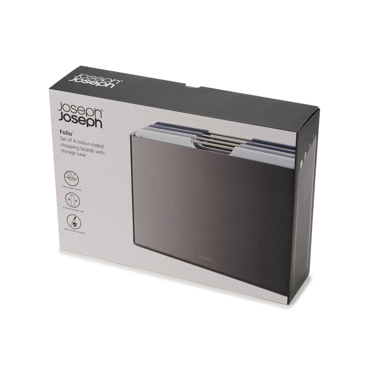 Joseph Joseph Folio™ 4-piece Regular Chopping Board Set Regular - Graphite