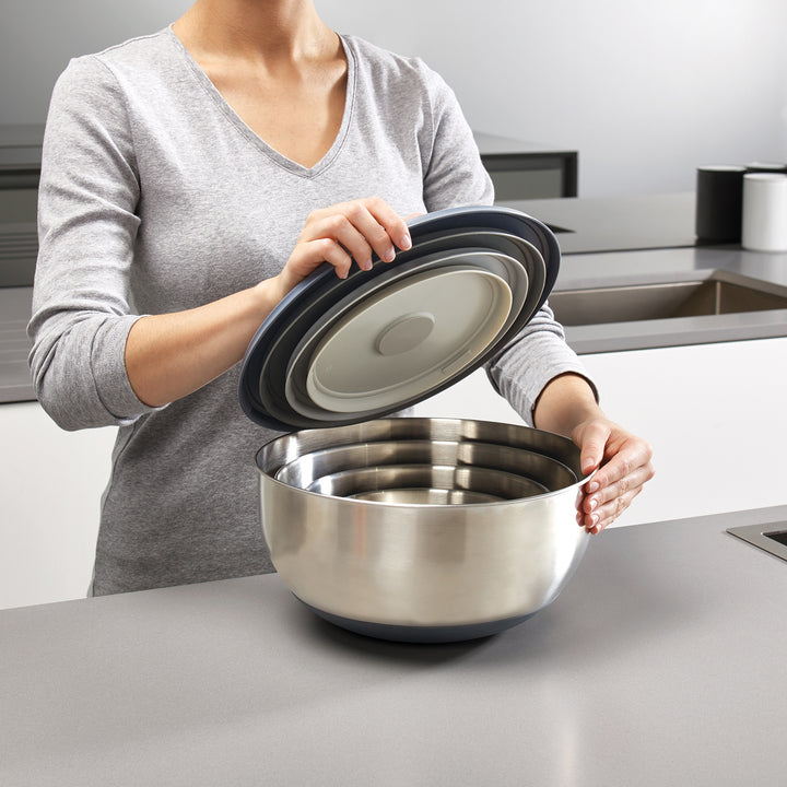 Joseph Joseph Nest™ Prep&amp;Store Steel Bowl Set