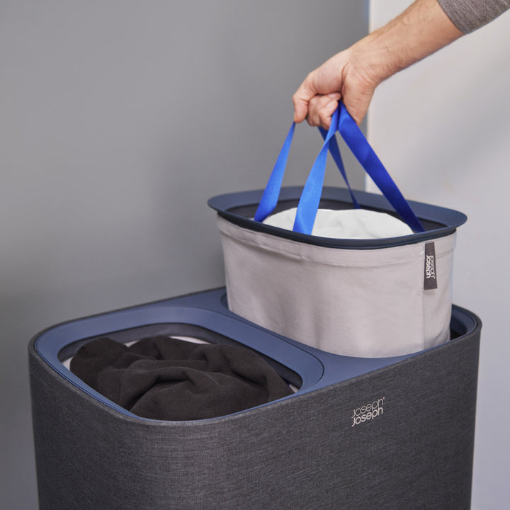 Tota 90L Laundry Separation Basket Carbon Black