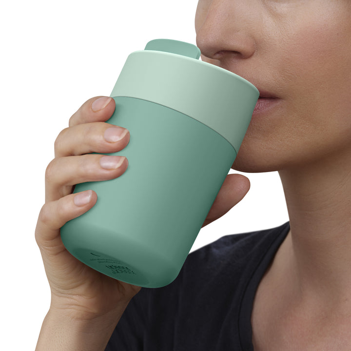 Sipp™ Travel Mug with Hygienic Lid 340ml - Green