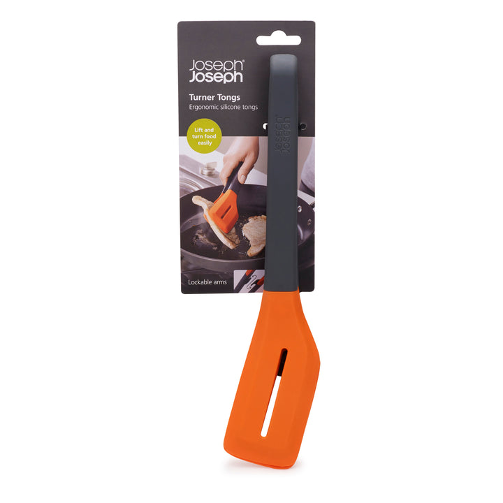 Joseph Joseph Turner Tongs - Grey/Orange