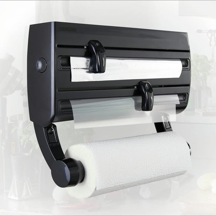 Leifheit - Wall Mounted Toll Holder Parat F2 Black