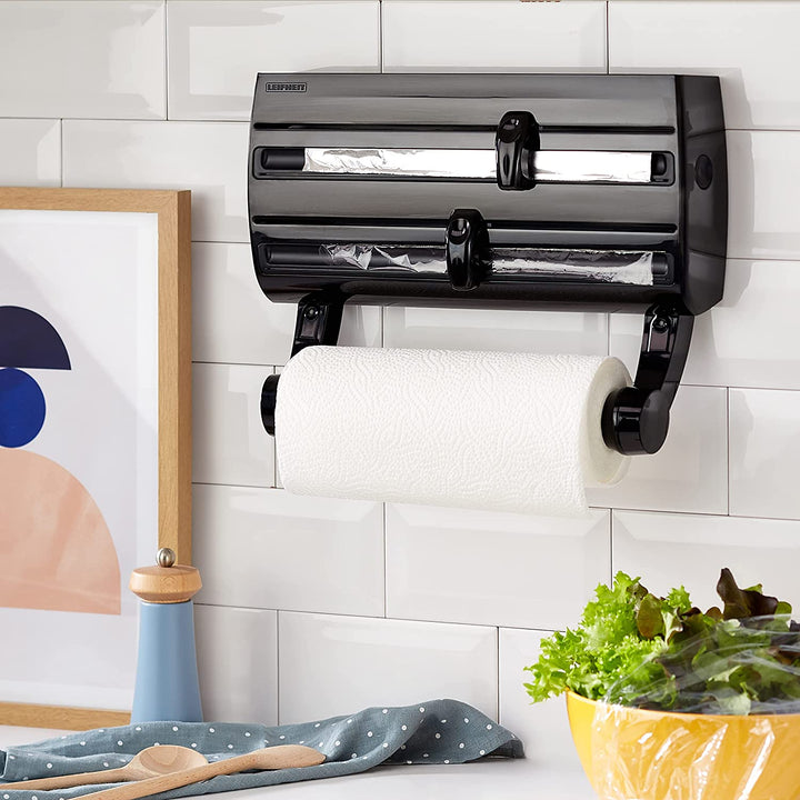 Leifheit - Wall Mounted Toll Holder Parat F2 Black