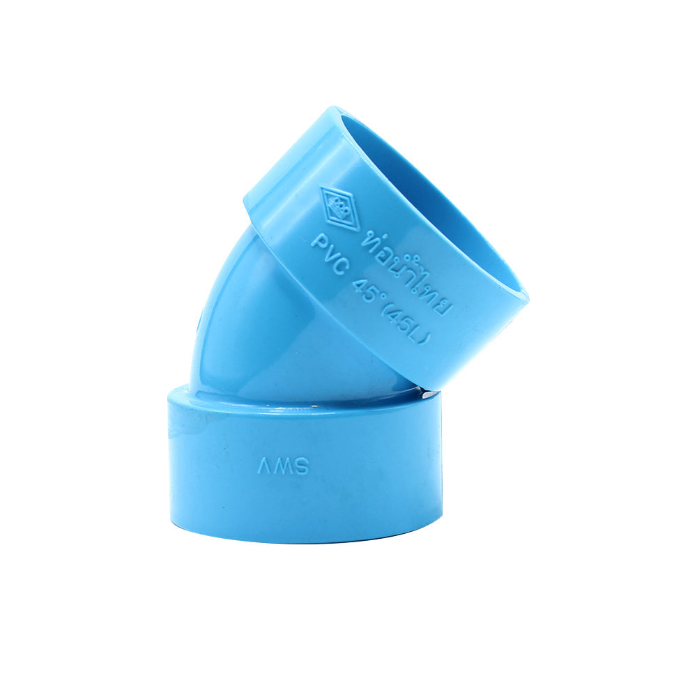 PVC 45 Degree Elbow 45L 4" Blue