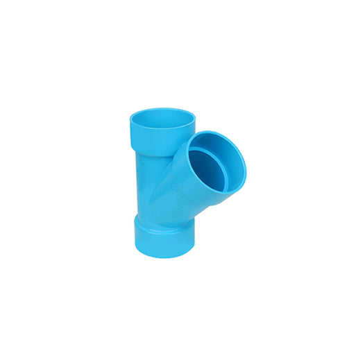 PVC 45 Degree Y Tee 2" Blue