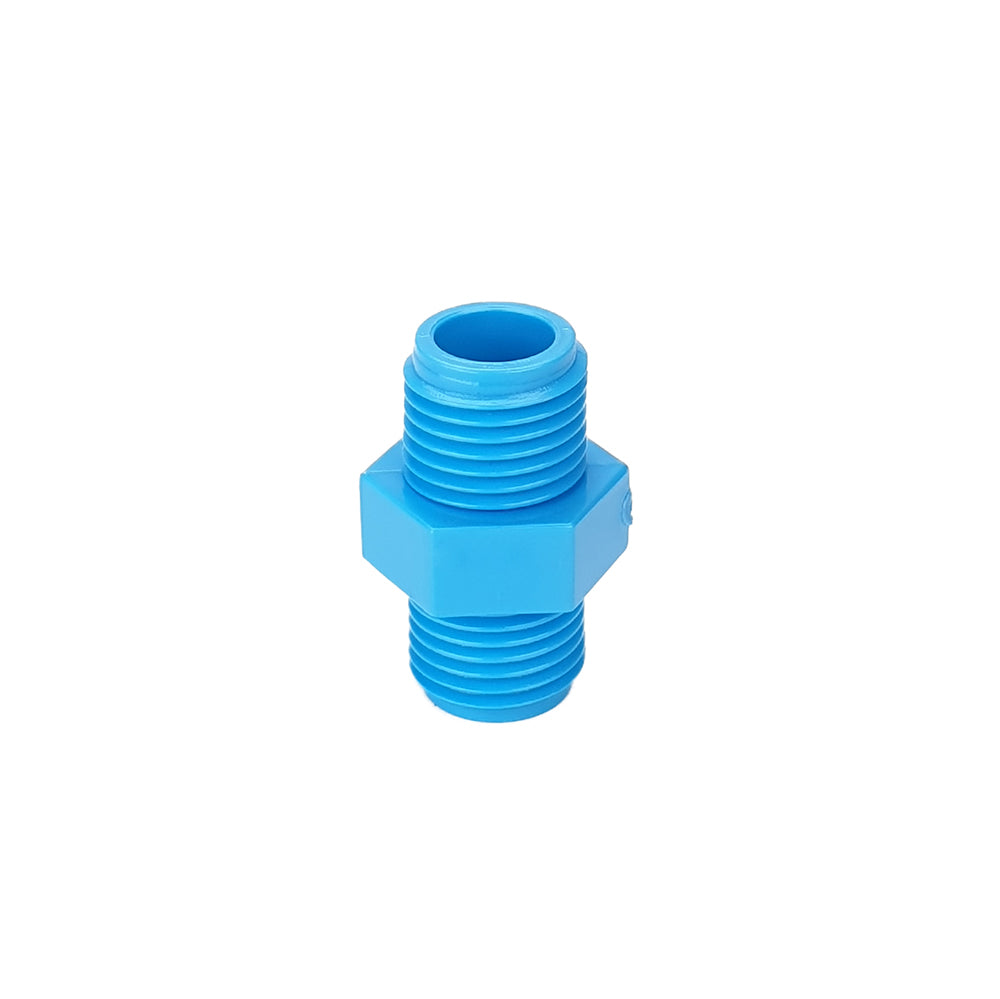 PVC Nipple ½" (16mm) Blue