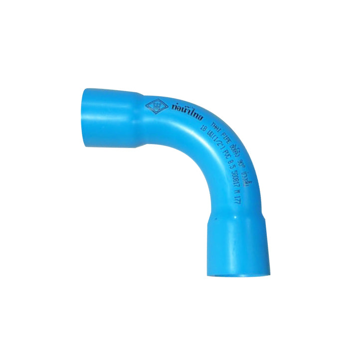 PVC TS 90 Degree Short Bend 8.5 Blue 4''