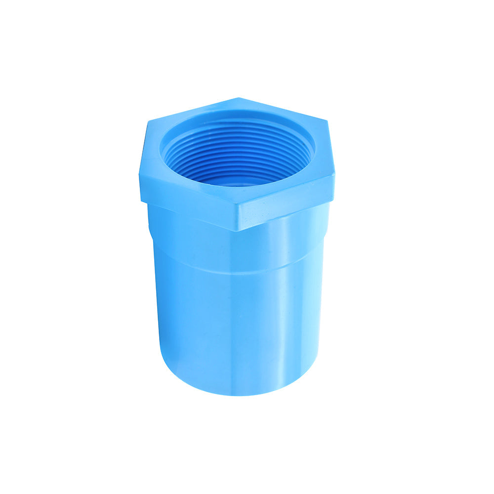PVC TS Faucet Socket 3" (75mm) Blue