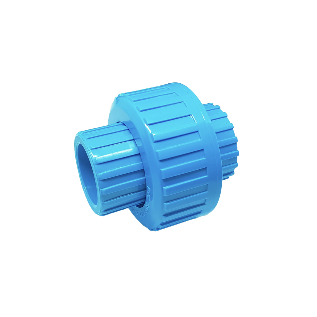 PVC Union 1 ¼'' (35mm) Blue
