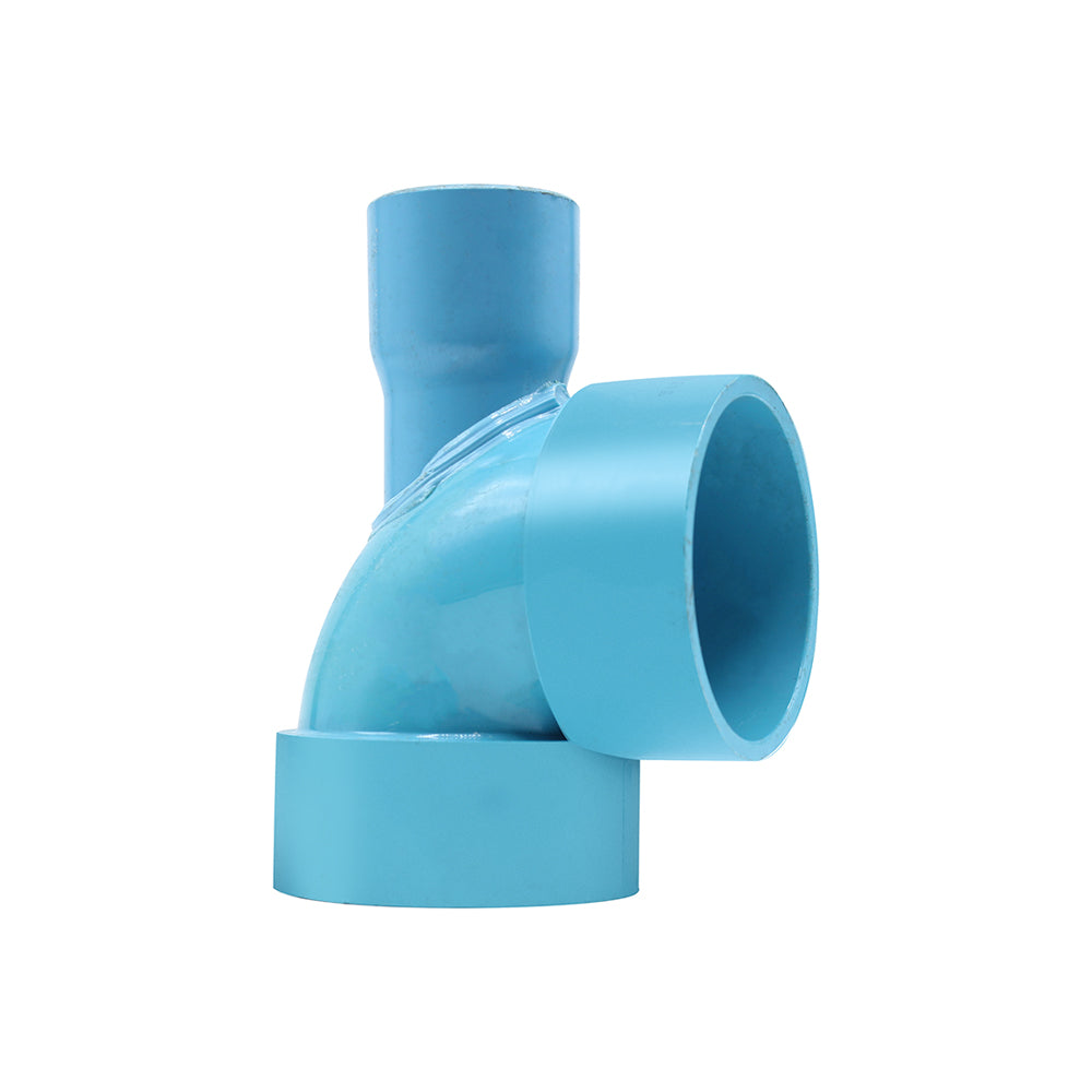 PVC Vent Tee 4" x 1½" Blue