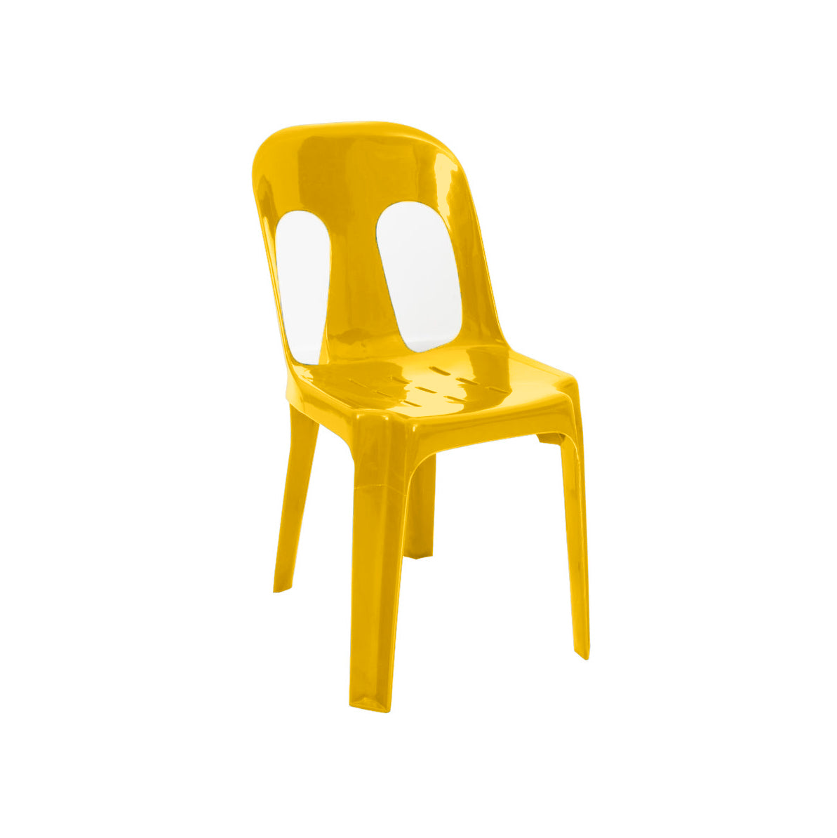 Plastic Side Chair 2181 Yellow