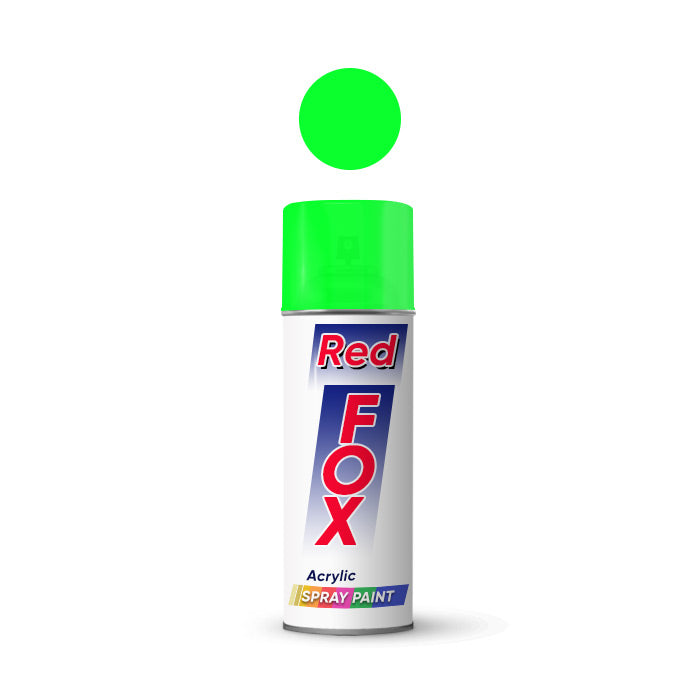 Red Fox Fluorescent Paint Green 350ml 1003