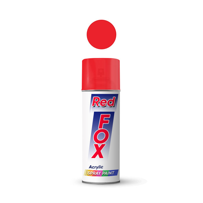 Red Fox Spray Paint Silver Red 350ml 6