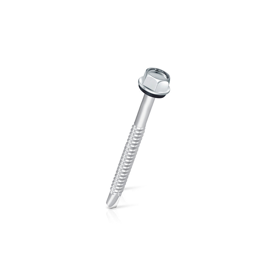 Self Drilling Screw Metal Silver Ruspert 2½