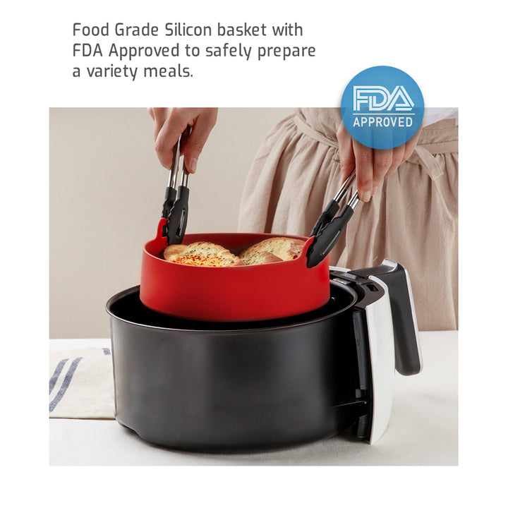Mayer 6" Air Fryer Silicon Basket MAFSB6