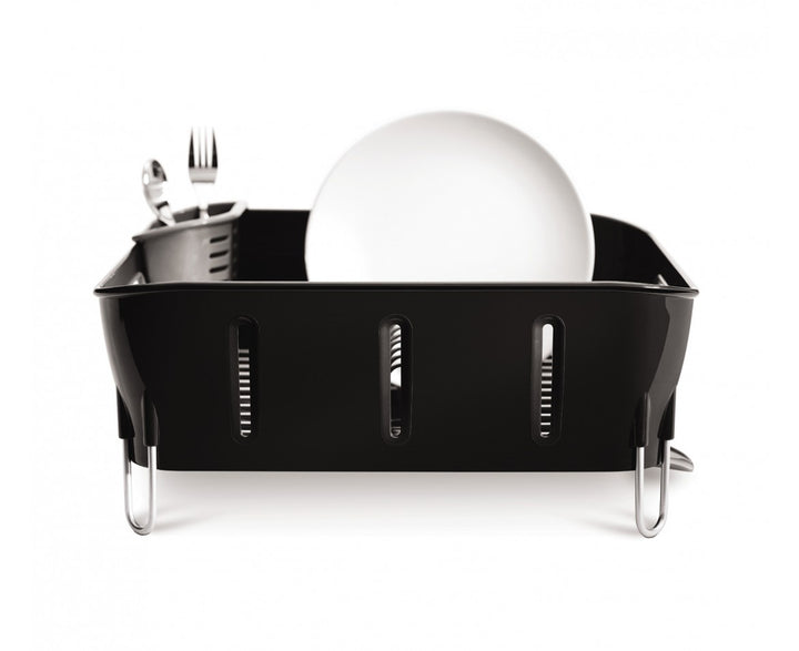 Simplehuman Plastic Compact Dishrack Black