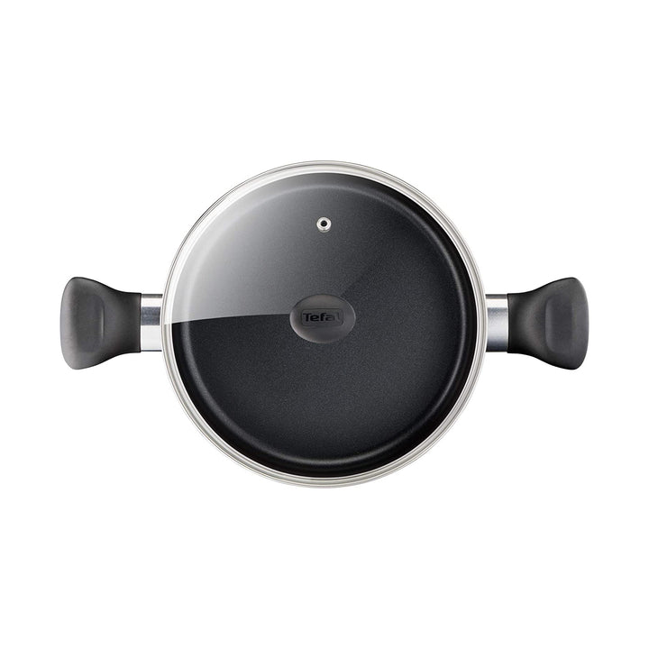 Tefal Super Cook 12pc Set Non-Stick Red