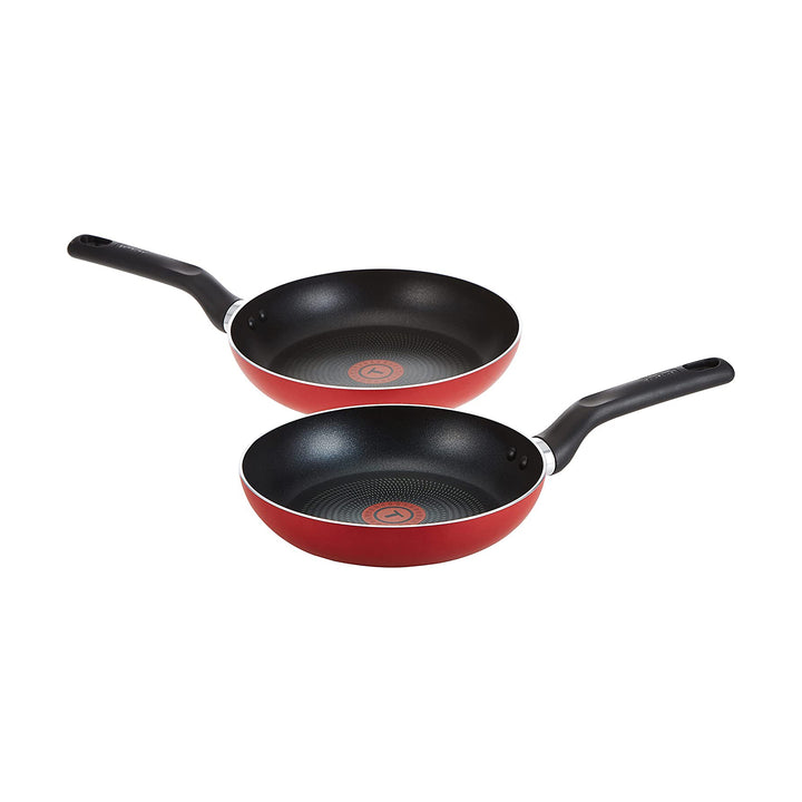 Tefal Super Cook 12pc Set Non-Stick Red