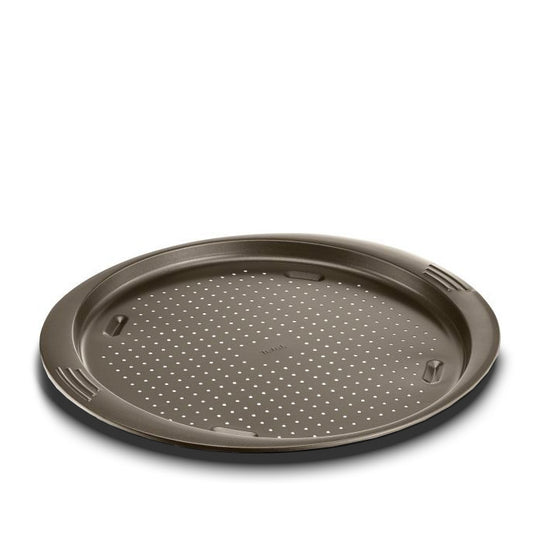 Tefal Easy Grip Gold Perforated Pizza Tray 34cm