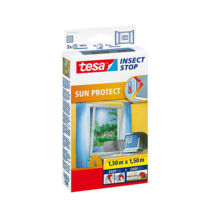 Tesa Mn Comfort Sun Protect Insect Stop Hook&Loop 1.3x1.5m