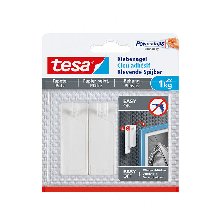 Tesa Adhesive Nail For Wallpaper Blister Upto 1kg -