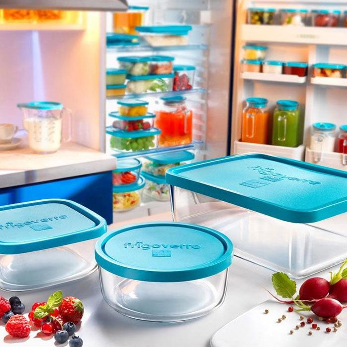 Bormioli Rocco Frigoverre Classic Food Storage Container Set of 2pcs