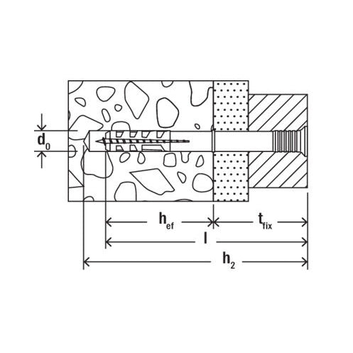 Fischer Hammerfix N 8x80z