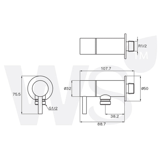 Single Valve 1/2in Wp-0210