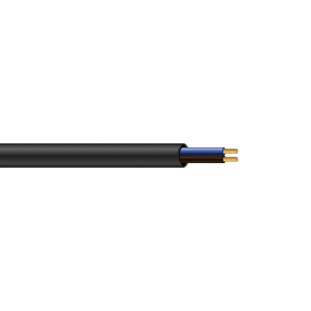 Wilson Cable Flexible 2C x 1.5mm x 100 Meter Black