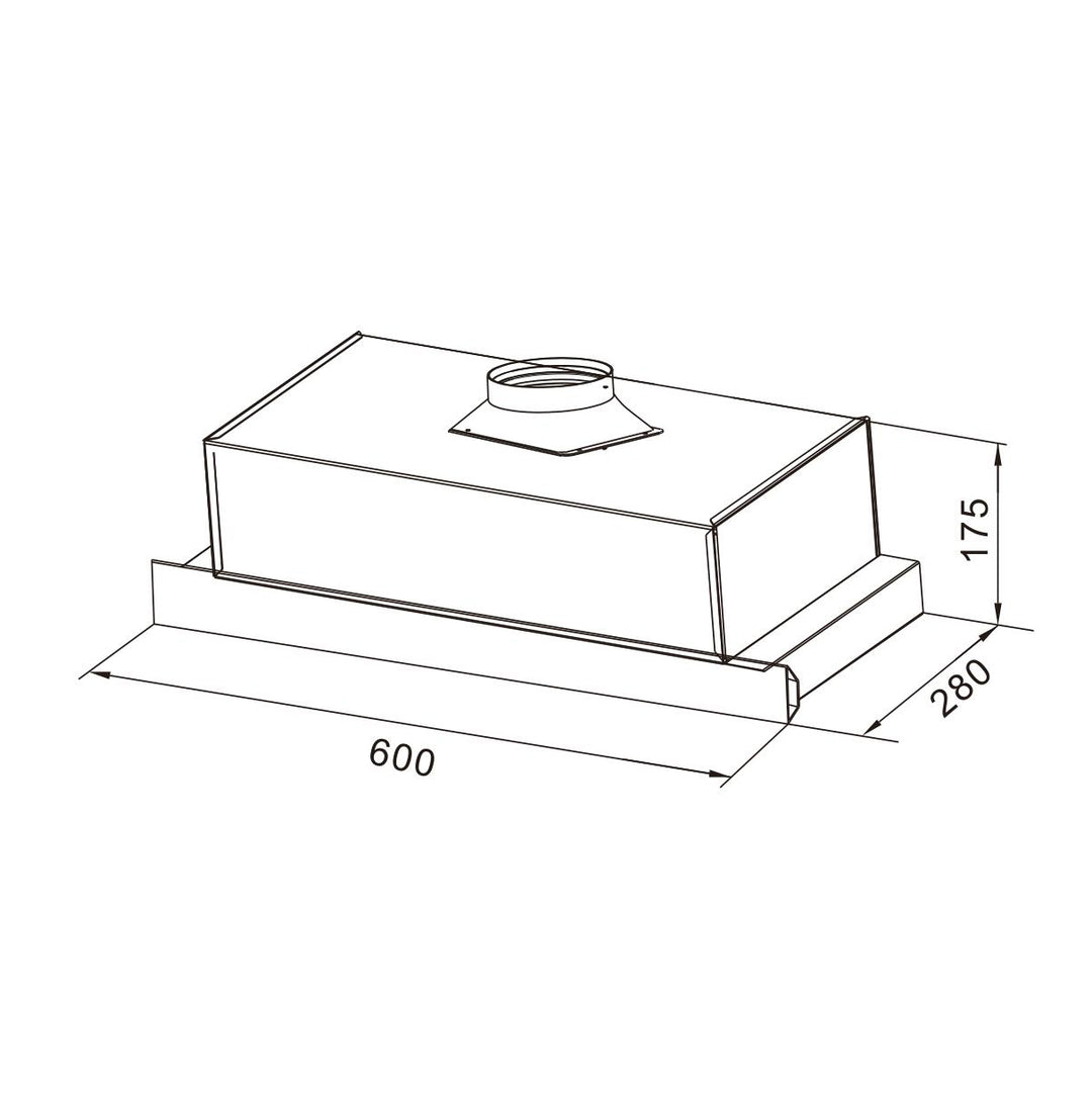 Range Hood Black Xdwb0760