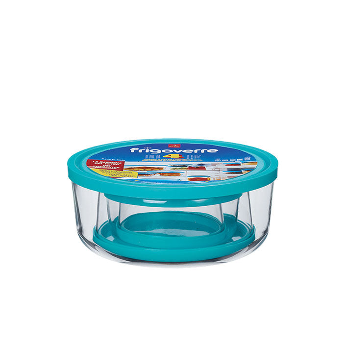 Bormioli Rocco Frigoverre Classic Food Storage Container Round Set of 4pcs