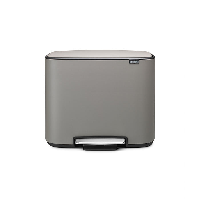 Brabantia Pedal Bin Mineral Concrete Grey 36L