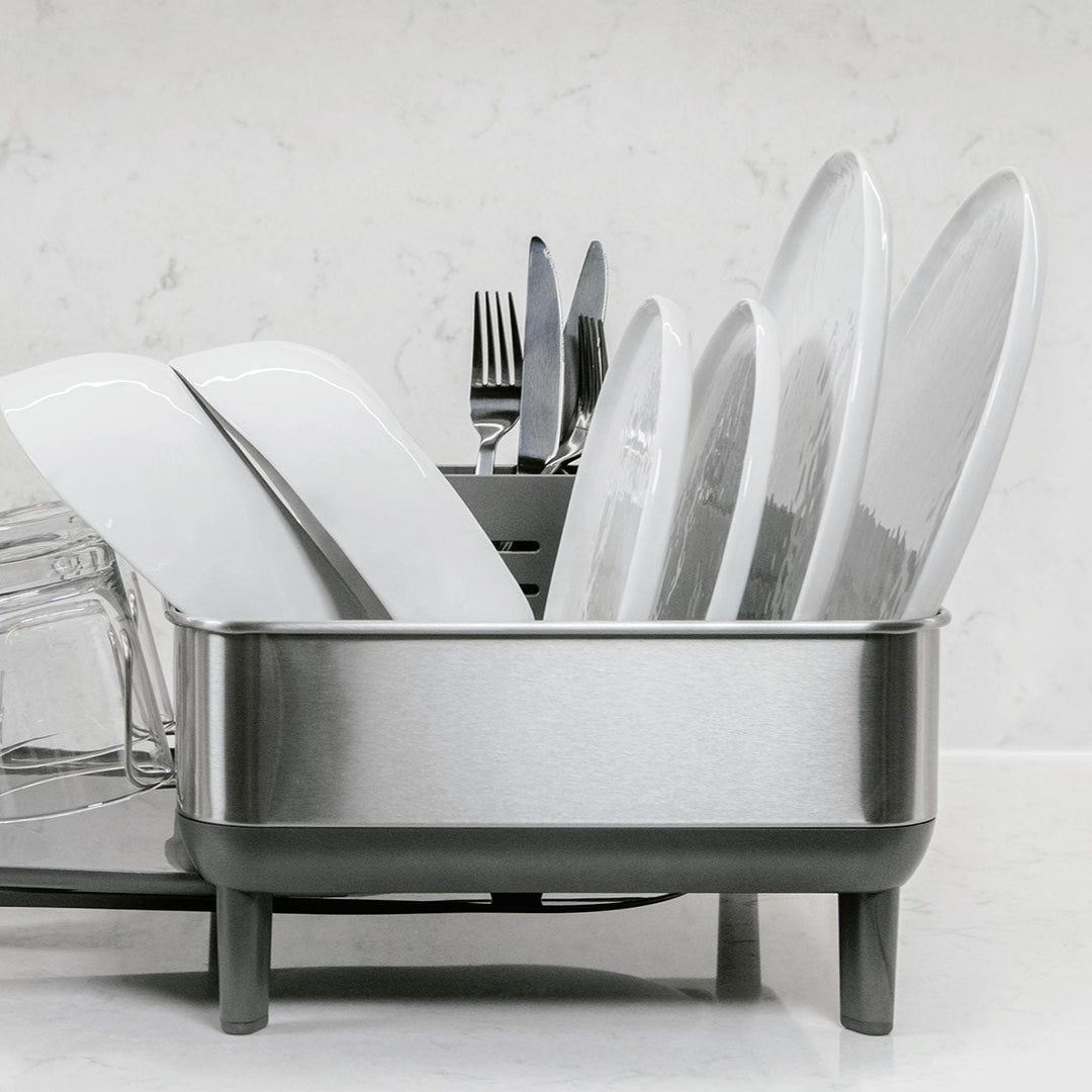 Simplehuman Compact Steel Frame Dishrack – Sonee Hardware