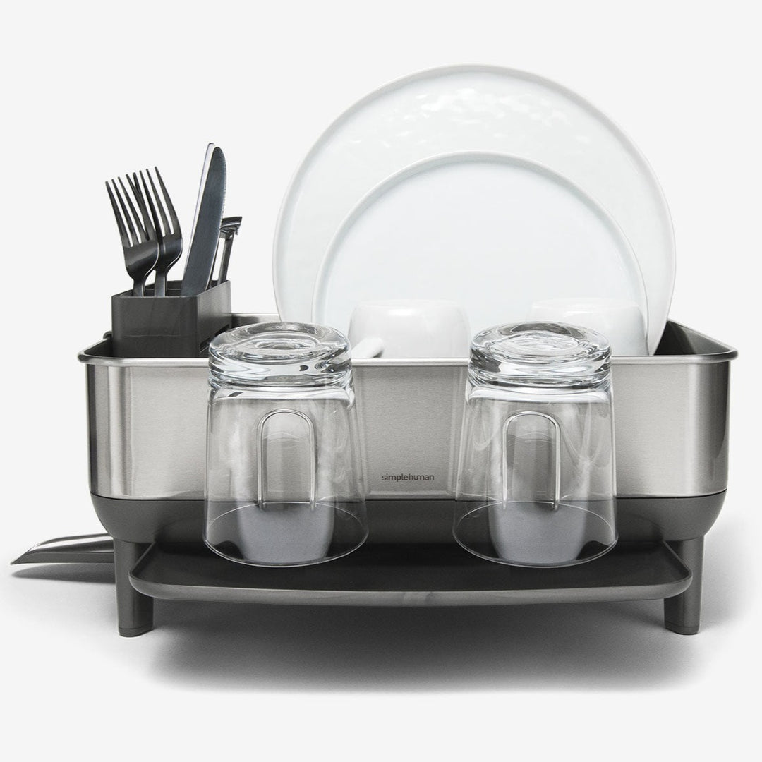 Simplehuman Compact Steel Frame Dishrack – Sonee Hardware