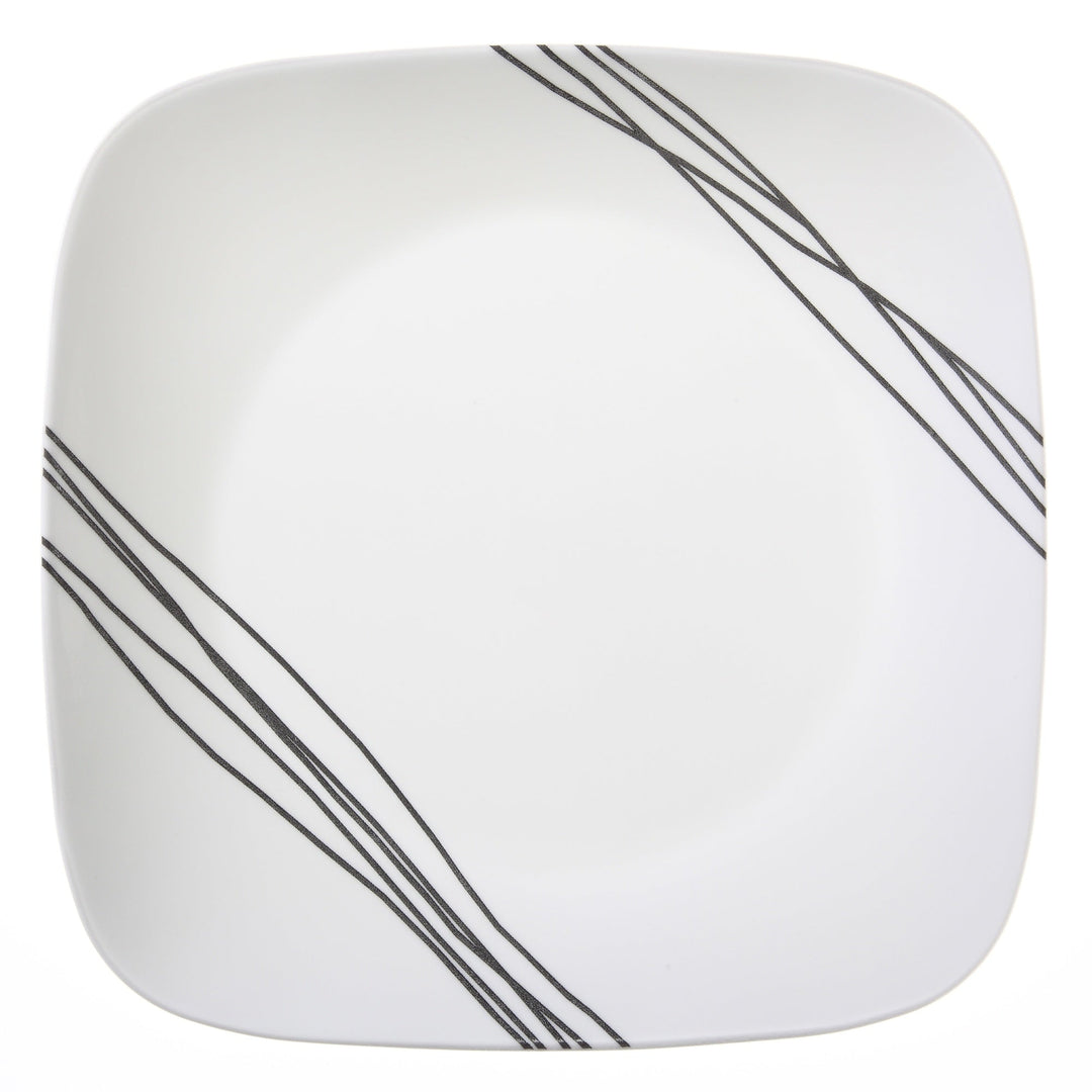 Corelle Simple Sketch Square Dinner Plate 10 1/4-in 1088184