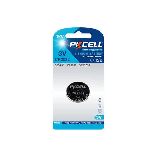 PKCELL CR2032 3V Lithium Battery 210mAh