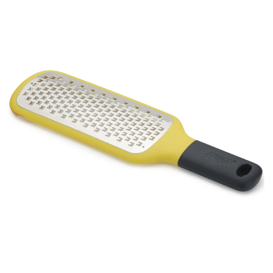 Jj Gripgrater Paddle Grater With Bowl Grip (Coarse) - Yellow