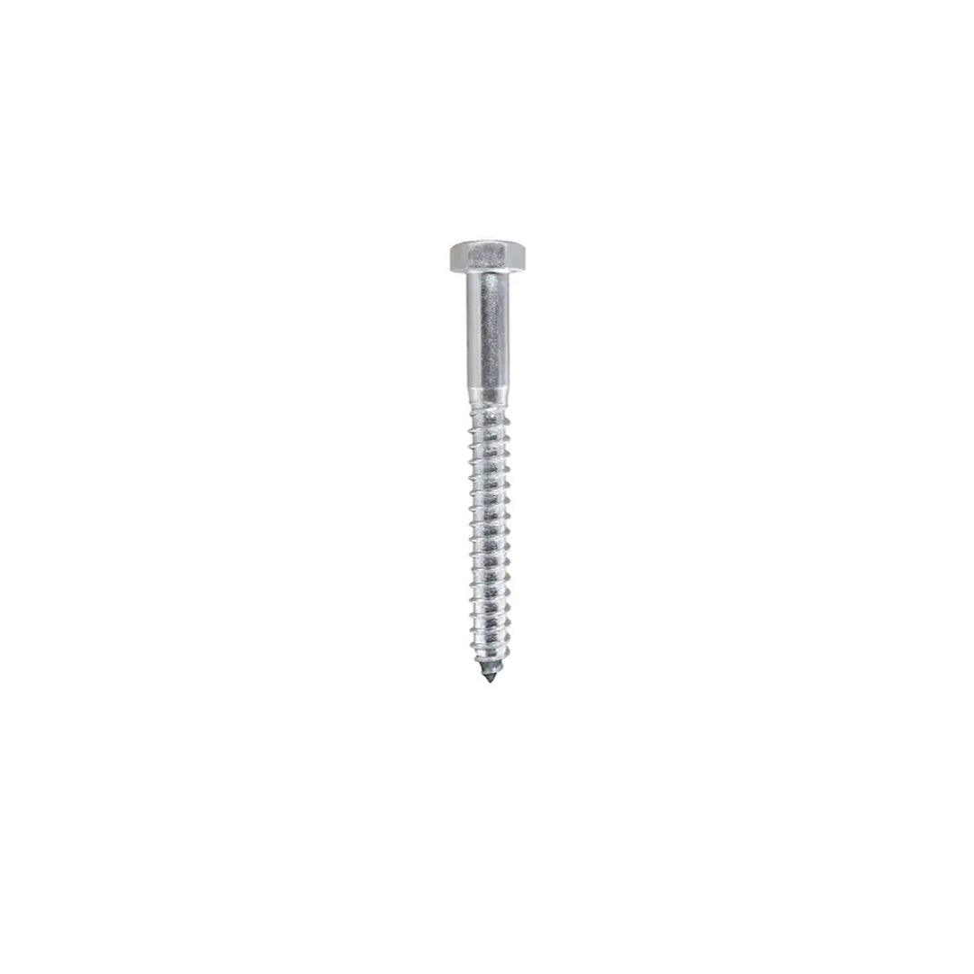 SS304 Hexagon Head Wood Screw 12mm x 120mm