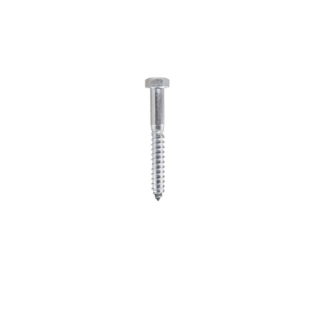 SS304 Hexagon Head Wood Screw 12mm x 120mm