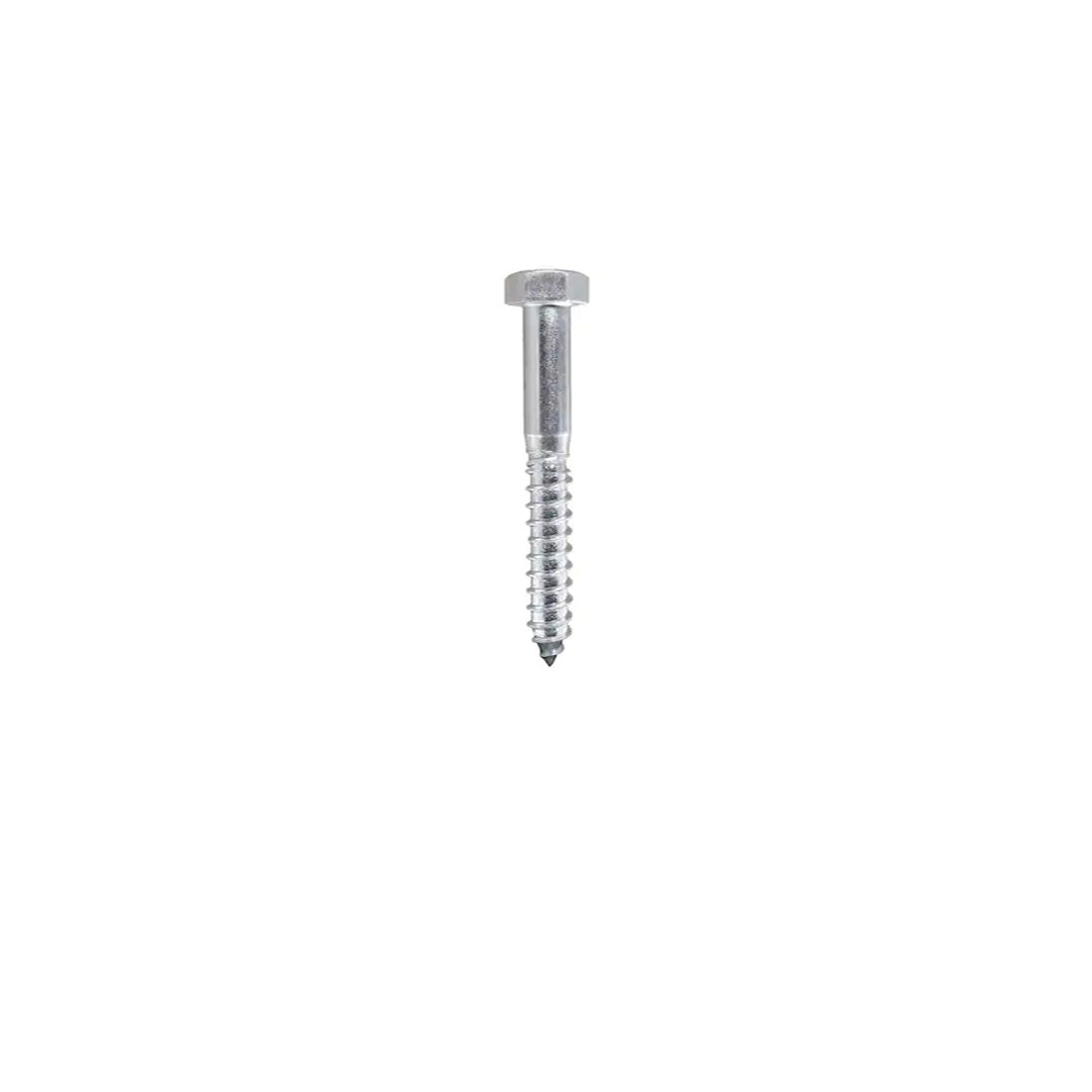 SS304 Hexagon Head Wood Screw 12mm x 120mm