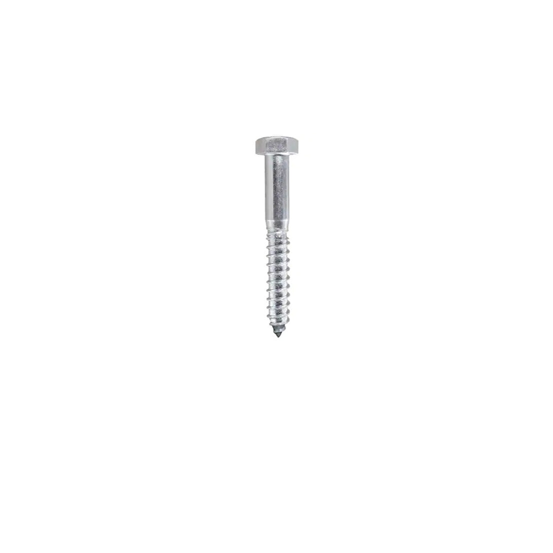 SS304 Hexagon Head Wood Screw 12mm x 120mm