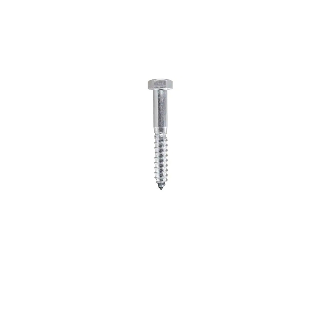 SS304 Hexagon Head Wood Screw 12mm x 120mm