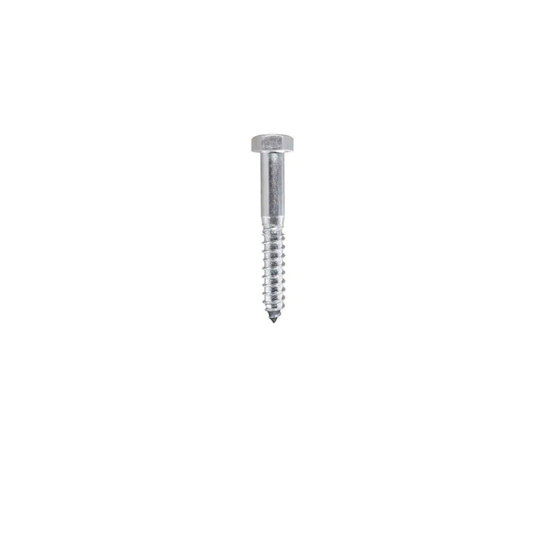 SS304 Hexagon Head Wood Screw 12mm x 120mm
