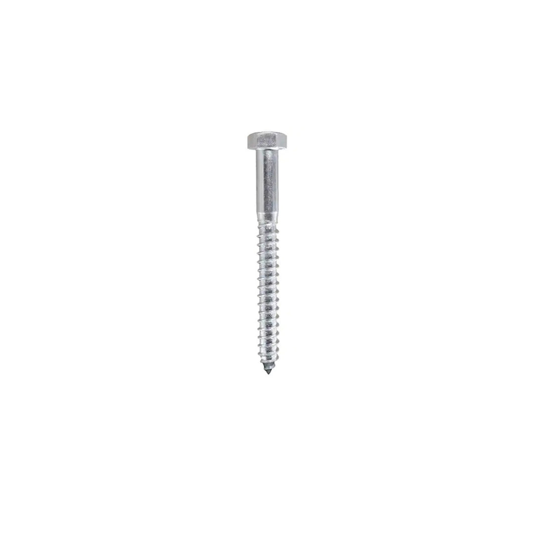SS304 Hexagon Head Wood Screw 12mm x 120mm
