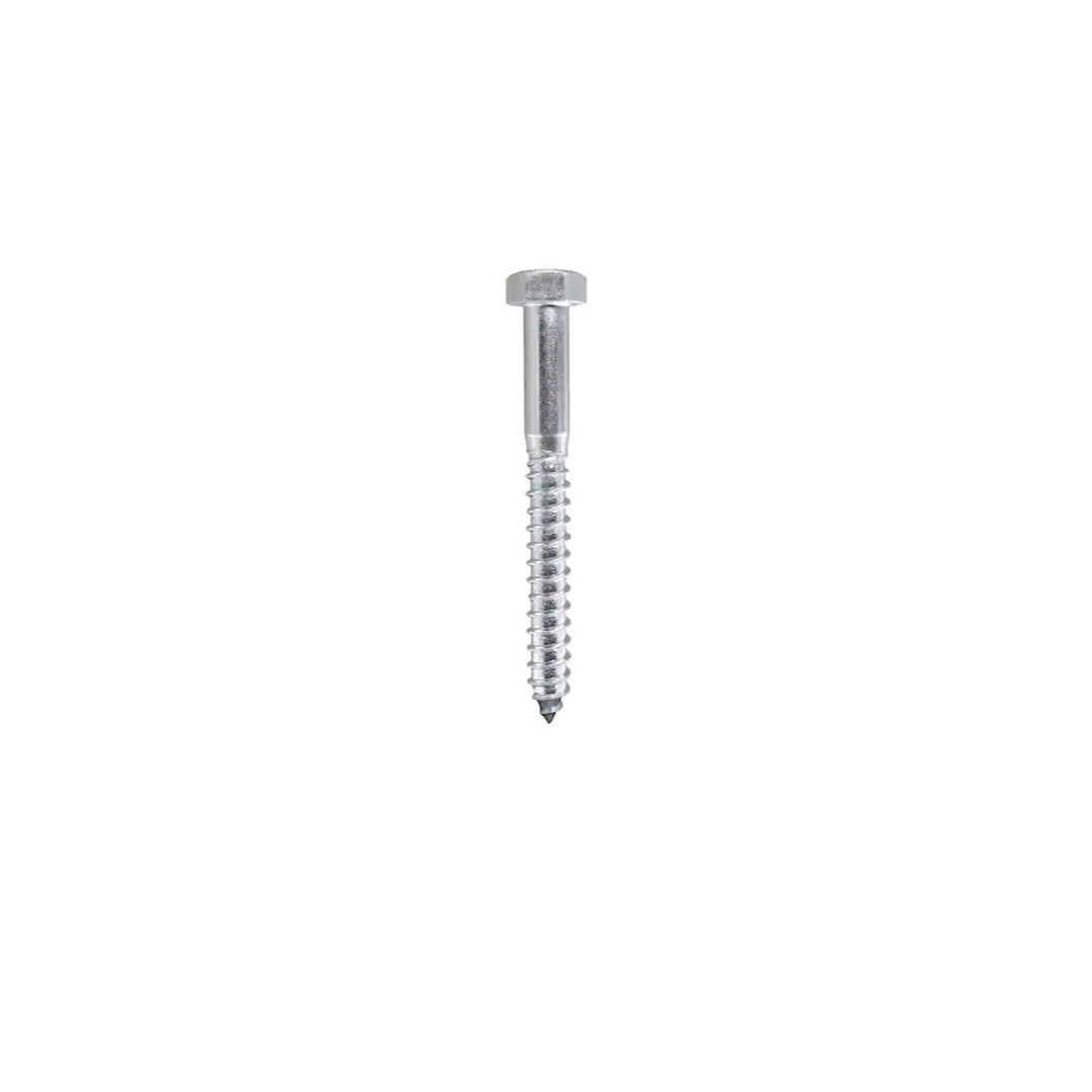 SS304 Hexagon Head Wood Screw 12mm x 120mm